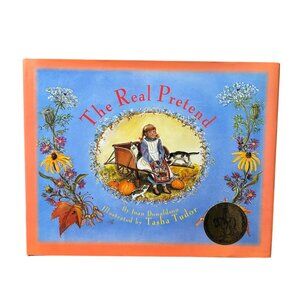 VTG The Real Pretend Joan Donaldson, Tasha Tudor Hardcover Childrens Book HCDJ